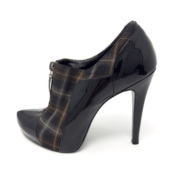 ALDO Patent Leather and Plaid Platform Booties - Picture 4 of 7